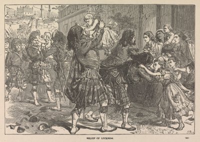 Lucknow'un İlk Rölyefi by Unknown artist