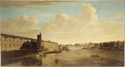 Porte Neuve, Pont-Neuf, Cité, Tour de Nesle ve Quai Malaquais ile Grande Galerie du Louvre, yaklaşık 1640, bugünkü 1. ve 6. bölgeler, 1635 ile 1645 yılları arasında (tuval üzerine yağlıboya) by Unknown artist