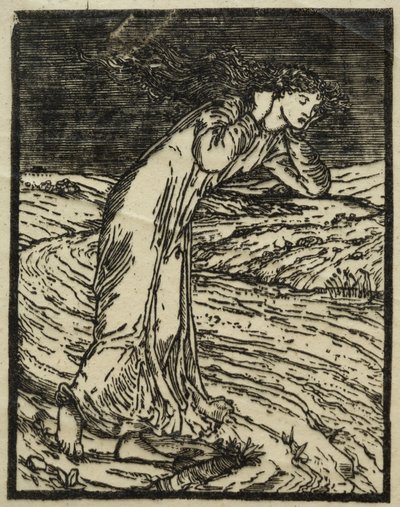 Aşk Tanrısı ve Ruh Efsanesi: Derenin Yanında Ağlayan Kadın by Unknown artist