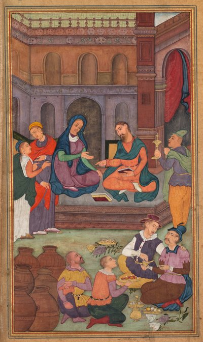 Peder Jerome Xavier'in Kutsallık Aynasından (Mir'at al-quds) Cana'daki Evlilik by Unknown artist