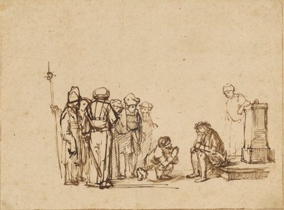 İsa ile Alay Edilmesi by Unknown artist