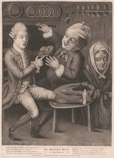 Tehlike Altındaki Modern Beau by Unknown artist