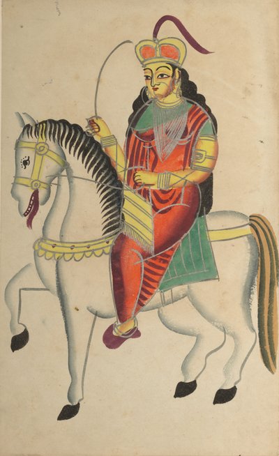 Jhansi'li Kahraman Rani Lakshmi Bai'nin İsyanı by Unknown artist