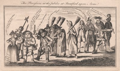 Stratford upon Avon'daki Jubilee'deki Alayı by Unknown artist