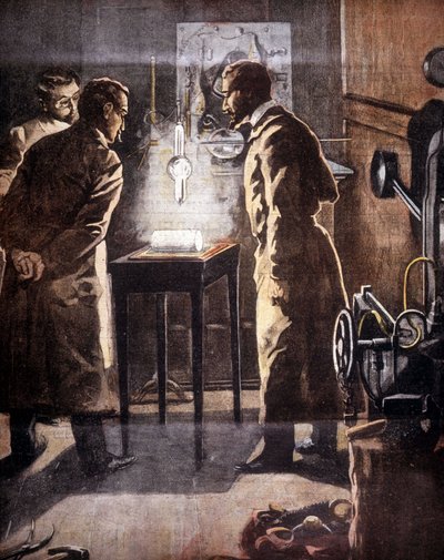 Röntgen (Röntgen) veya X-ışınları. 1895
