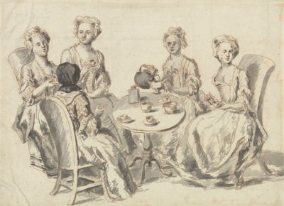 çay partisi by Unknown artist
