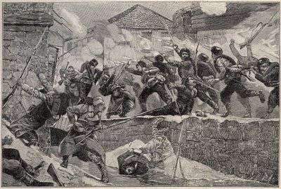Sırbistan ve Bulgaristan Arasındaki Savaş, Bulgar - Sırp-Bulgar Savaşı 1885 - Pirot Muharebesi, 27.11.1885 - Sırp-Bulgar Savaşı Pirot Muharebesi 1885 by Unknown artist
