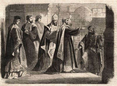 Milano Başpiskoposu Aziz Ambrose (Aurelius Ambrosius, Ambrogio di Milano (340-397), kilisenin Roma imparatoru I. Theodosius