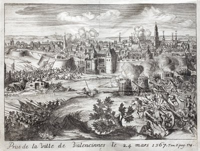 Valenciennes (Fransa) şehri 24 Mart 1567