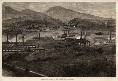 Taff Vadisi fabrikaları. 1862