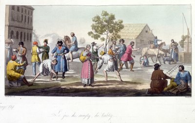 Svayky ve babky oyunu, Rusya. by Unknown artist