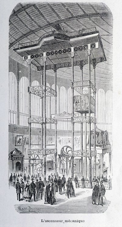 1867 dünya fuarında mühendis Edoux