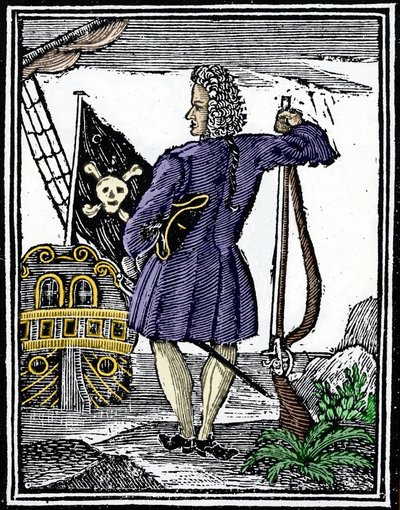 Korsan “” beyefendi” Stede Bonnet (1688-1718). by Unknown artist