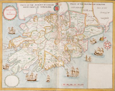 Munster eyaleti, İrlanda, 1595 civarı (el yazması) by Unknown artist