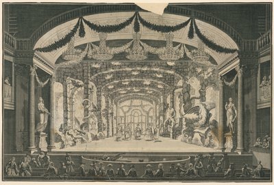 Performans Gerçekleşen Tiyatro İç Mekanı by Unknown artist