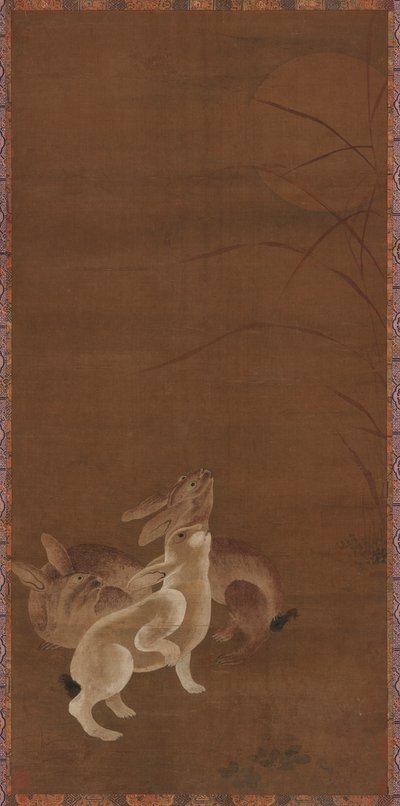Aya bakan üç tavşan by Unknown artist