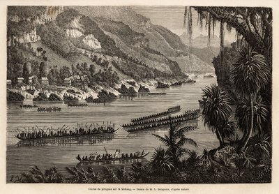 Mekong Nehri üzerinde her yıl yağmur mevsiminin sonunda, nehir kenarındaki balıkçı ve çiftçi köyleri arasında prestijli bir yarışma olarak düzenlenen geleneksel kano yarışı. Çinhindi