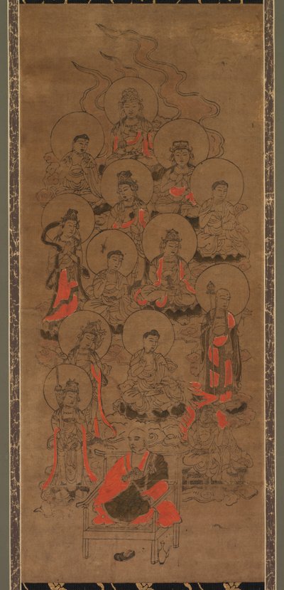 On İki Buda ve Kobo Daishi (Jusanbutsu) by Unknown artist