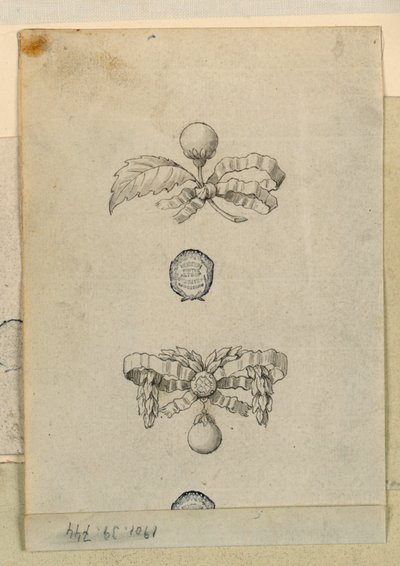 iki broş by Unknown artist