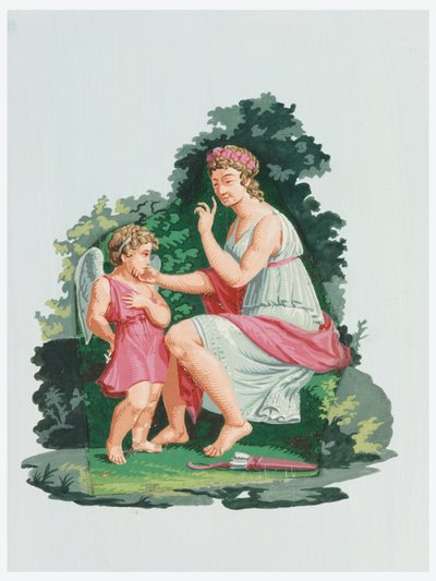 Venüs Uyarlayan Aşk Tanrısı by Unknown artist