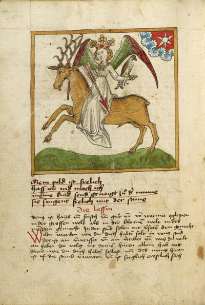 Venüs Geyiğe Biniyor by Unknown artist