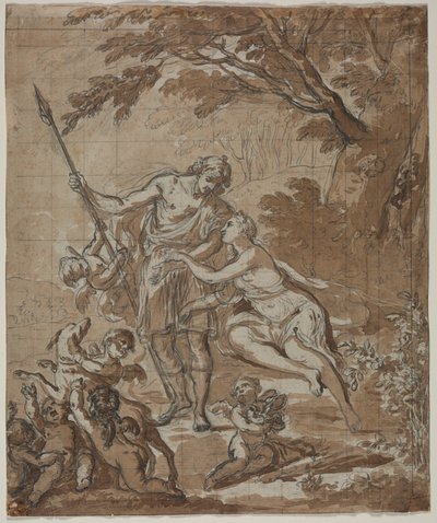 Venüs ve Adonis by Unknown artist