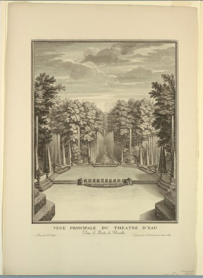 Versay, Bahçeler, Su Tiyatrosu by Unknown artist