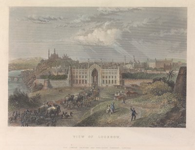Lucknow'un görünümü by Unknown artist