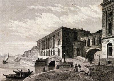 1828 yılında St. Petersburg Tiyatrosu'nun görünümü. by Unknown artist