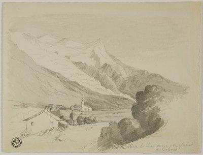 Chamonix Köyü ve Bossons Buzulu