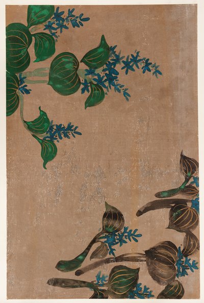 Mavi çiçekli su bitkileri by Unknown artist