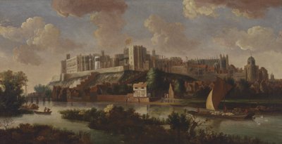 Thames'ten Görülen Windsor Kalesi by Unknown artist