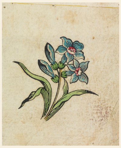 Baskılı Tekstil için Tahta Kalıp Deneme Kanıtı by Unknown artist