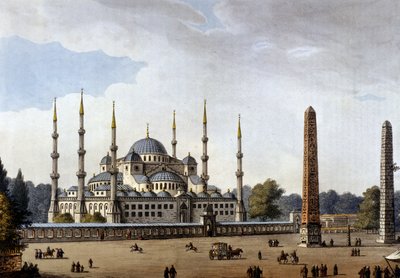 nitopolis. Ayasofya Camii (Ayasofya). 19. yüzyılın sonundan gravür by Unknown artist
