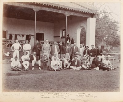 Bir kriket maçı, Peşaver by Unknown photographer