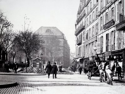 Ambigu tiyatrosu ile rue de Paris