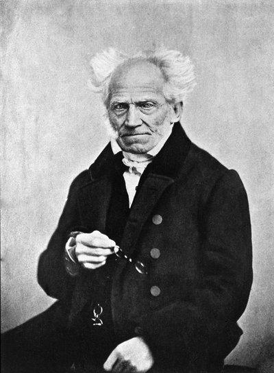 Arthur Schopenhauer (1788-1860), Alman filozof. by Unknown photographer