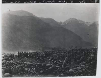 ?Ateş Etmeyi Durdurun?, No. 1 British Mountain Battery, Black Mountain Expedition, 1891 by Unknown photographer