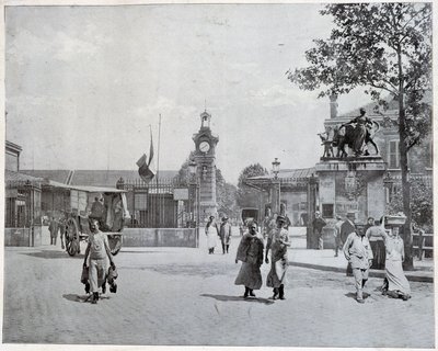 La Villette mezbahalarına giriş by Unknown photographer
