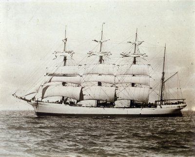 Fransız yelkenli Emile Renouf Le Havre açıklarında 02/07/1897 Photography by Unknown photographer