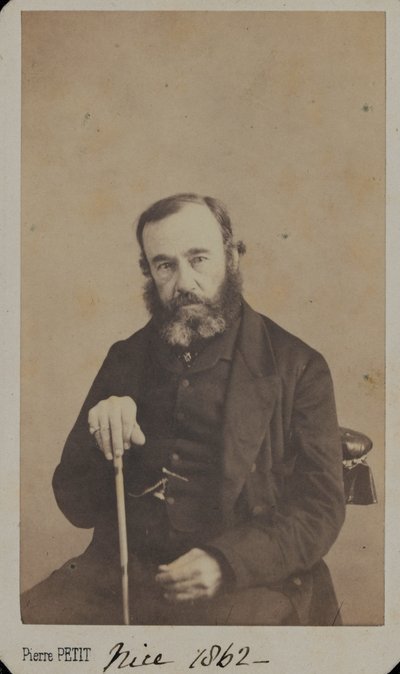 Korgeneral Sir James Outram sivil giyimli, Nice, 1862 by Unknown