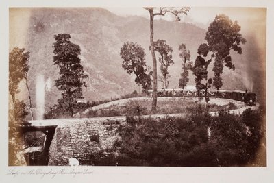 Darjeeling Himalaya Hattında Döngü, 1885 dolayları (sepya fotoğrafı) by Unknown photographer