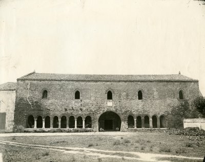 Palazzo della Ragione, Pomposa manastırı, Emilia-Romagna, İtalya, yaklaşık 1890 by Unknown photographer