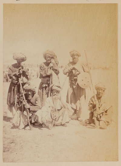 Pathan kabile üyeleri by Unknown photographer