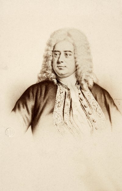 George Frideric Handel'in Portresi by Unknown photographer