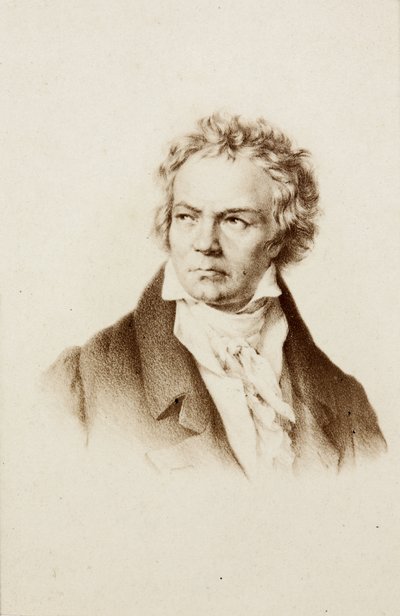 Ludwig van Beethoven'ın portresi by Unknown photographer