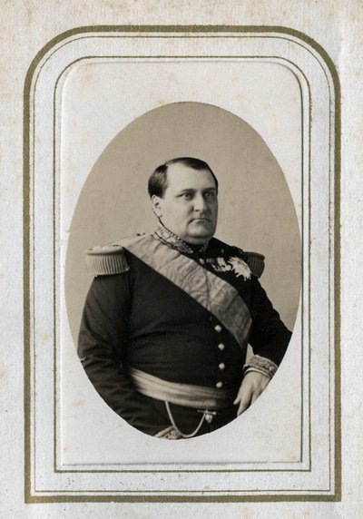 Napolyon Jerome (Napolyon-Jerome) Bonaparte'ın (1822-1891) portresi. by Unknown photographer