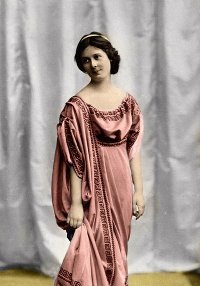 Dansçı Isadora Duncan'ın portresi (1877-1927) (Dansçı Isadora Duncan'ın portresi) 20. yüzyıl başı fotoğrafı Özel koleksiyon by Unknown photographer