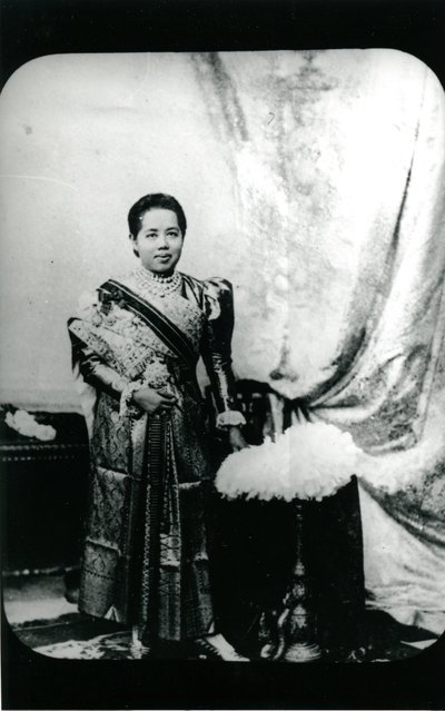 Kraliçe Saovabha Phongsri, 1880 dolayları (s/b fotoğraf) by Unknown photographer