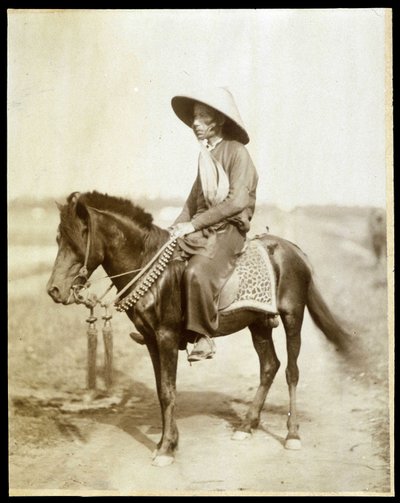 Vietnamlı binici, 19. yüzyılın sonlarında. by Unknown photographer